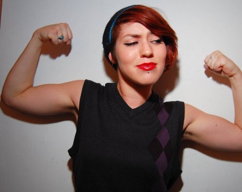 Mulher forte e autoconfiante