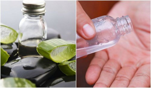 Tratamento com aloe vera para as mãos