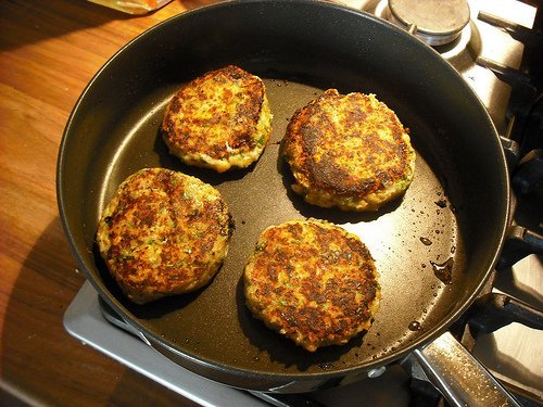 Receita deliciosa de hambúrguer de soja 