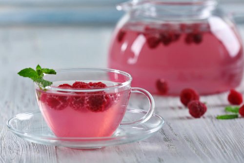 Infusão de framboesa