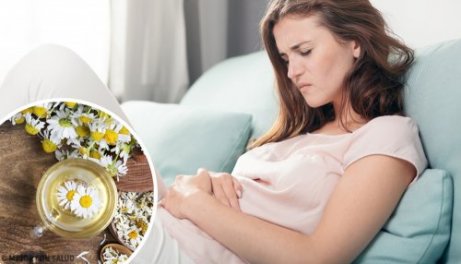 Chá para aliviar as cólicas menstruais