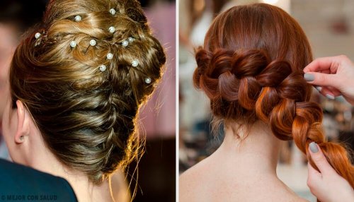 Penteado para noivas com tranças