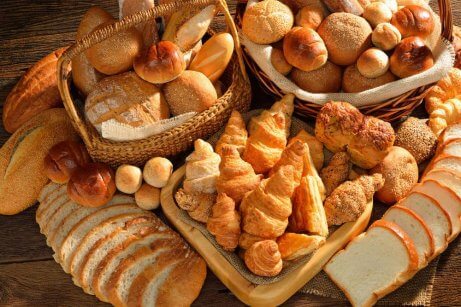 Pães caseiros