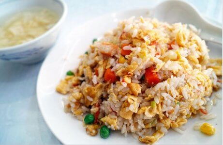 Receita de arroz chinês