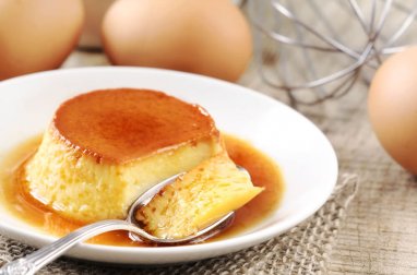 Receita para preparar um delicioso flã de forma rápida