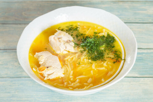 Sopa de frango