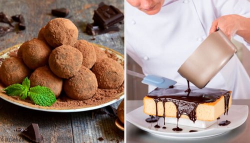 Receita fácil para preparar bolo de trufas