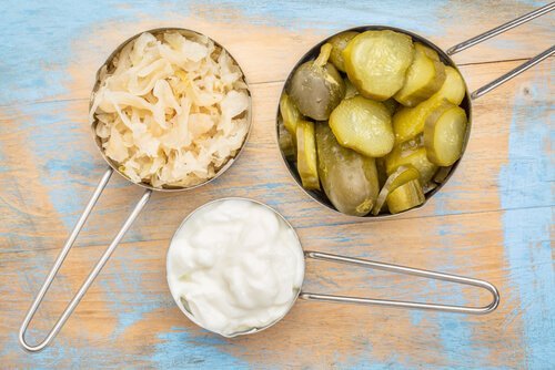 Alimentos com probióticos
