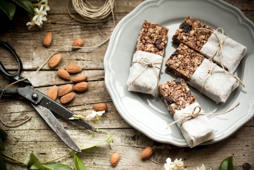 Receitas de barras de cereais caseiras