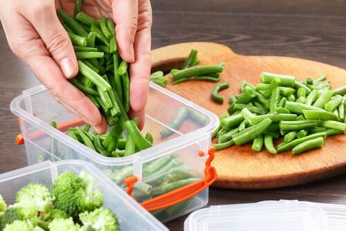 Preparar e armazenar vegetais