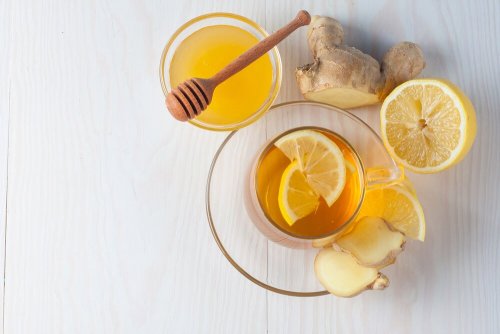 Gengibre, mel e limão para tratar a tosse