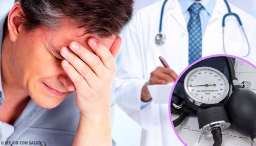 Homem com pressão alta