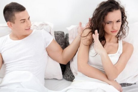 Casal com problemas no relacionamento