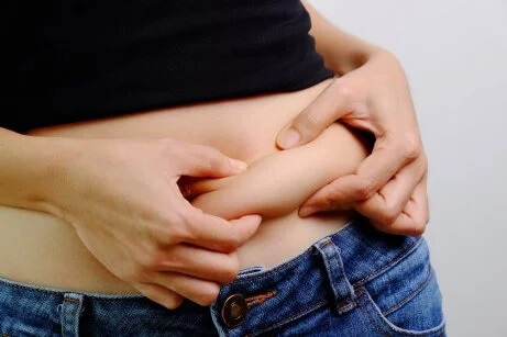 A gordura localizada na barriga