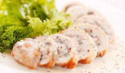 Frango com molho branco