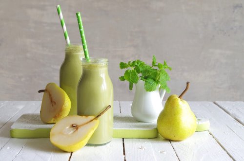 Suco para o suspiro de peras
