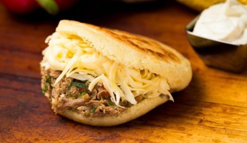 Recheios para arepas: carne