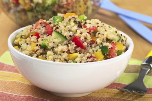 Salada de quinoa