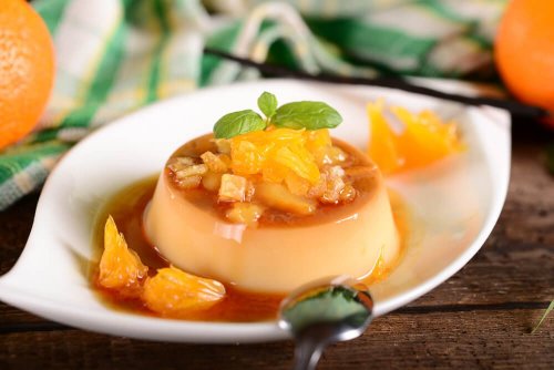 Receitas para prepara um delicioso flã de laranja