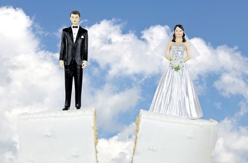 Imagem de um casamento que acabou