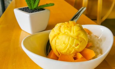 Sorvetes de manga verde