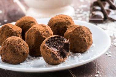 Receita fácil de trufas de chocolate