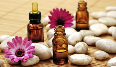 Óleos aromáticos de laranja para relaxar