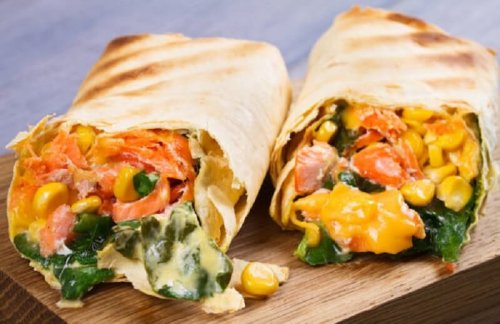 receitas de burritos caseiros com carne e vegetais