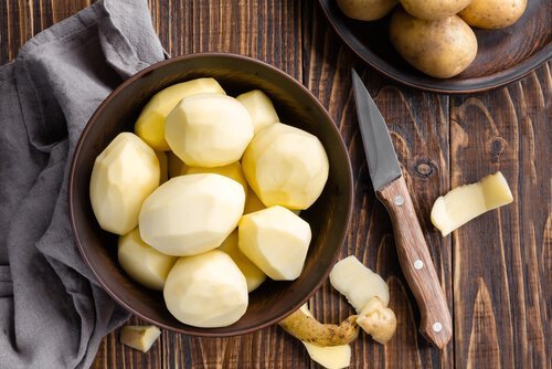 Batata para o ensopado galego
