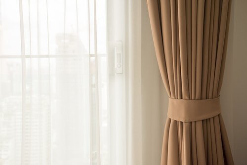 As cortinas cor de rosa sempre combinam