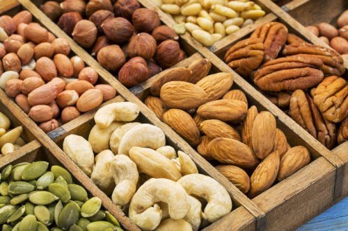 Frutos secos para controlar a pressão