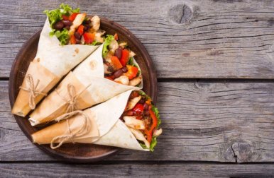 3 receitas de burritos caseiros que você irá adorar