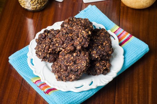 Biscoitos ricos em proteína sem glúten