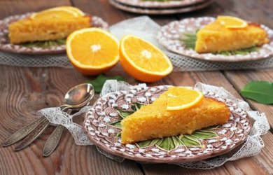 Bolo de laranja caseiro em 5 minutos