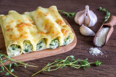Canelone de legumes: receita caseira