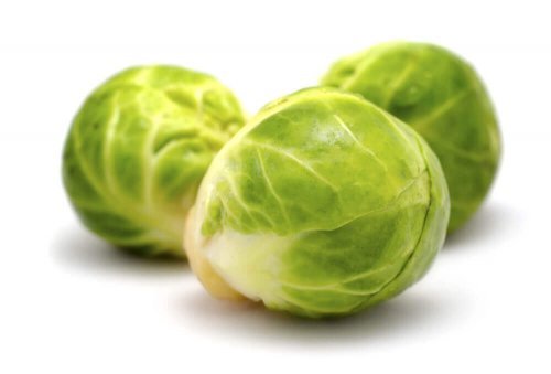 Couve-de-Bruxelas com creme de abobrinha