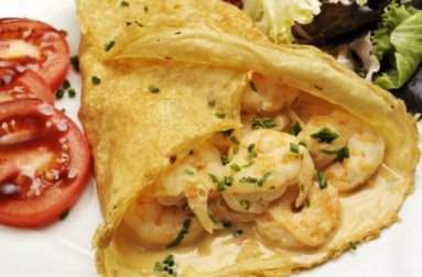 Crepes de camarão: confira essa deliciosa receita