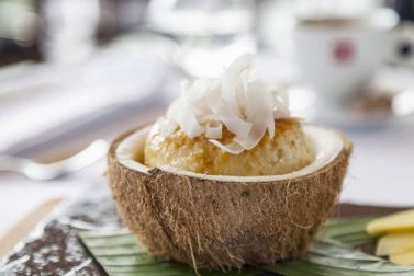 Flã de coco sem açúcar e sem leite