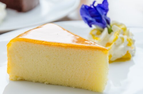 Torta de laranja com cobertura
