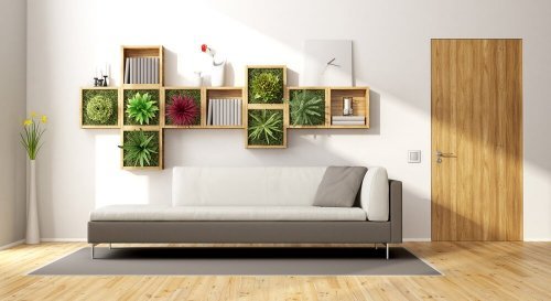 Pode fazer jardins com flores dentro de casa