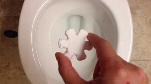 Pastilhas de bicarbonato de sódio para desinfetar o vaso sanitário