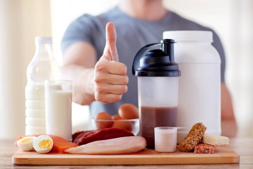 Suplementos à base de proteínas