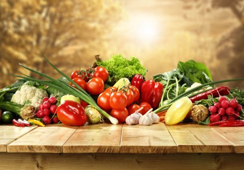 Vegetais para a sopa espanhola