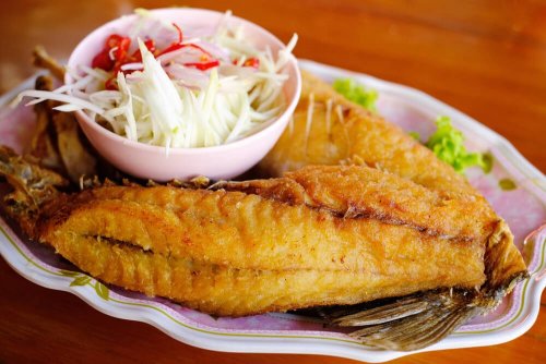 O processo de fritar os alimentos