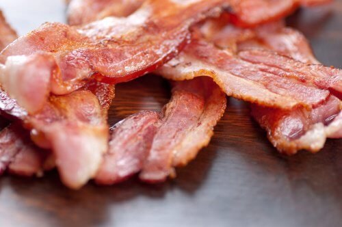Bacon para batatas com creme