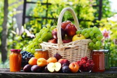 Geleias com frutas, sem açúcar