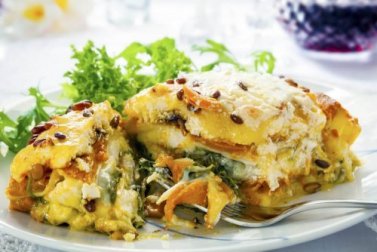 Receita de lasanha de batata-doce