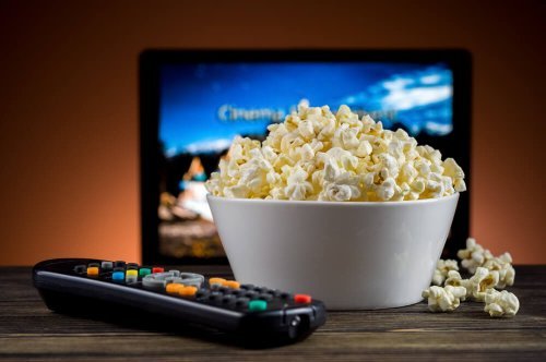 Pipoca para assistir filmes com avós