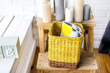 Como fazer porta-revistas com materiais reciclados
