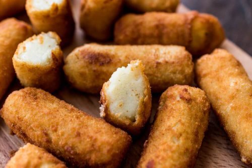 Croquetes de tofu e abobrinha pobres em calorias